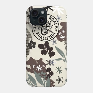 Koala in Australia Protect Australian Native Animals Aussie Koala Bear [Gray] Phone Case