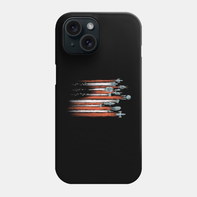 Vintage Sci-Flyers Phone Case by kg07_shirts