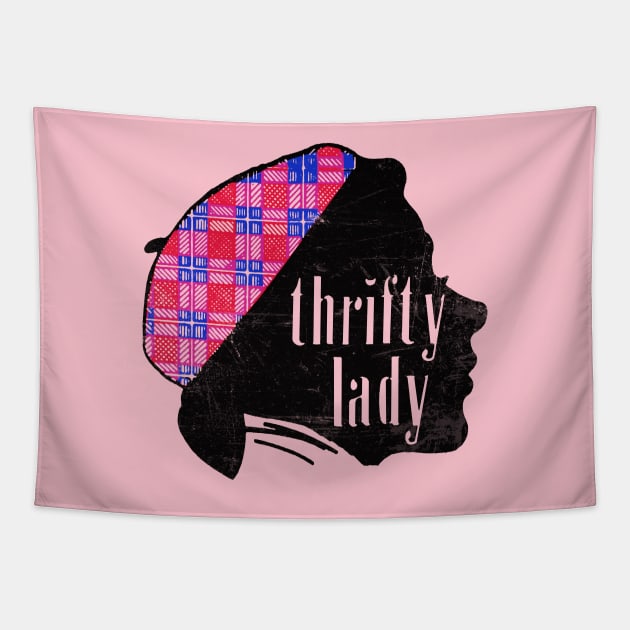 Thrifty Lady Tapestry by vokoban