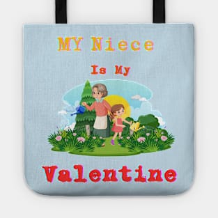 Niece's Joy Tee: Spread Happiness with Your Niece this Valentine's Day Tote