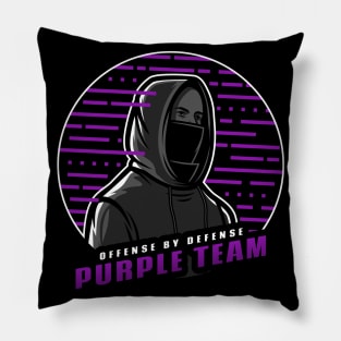 Purple Team | Hacker Design Pillow