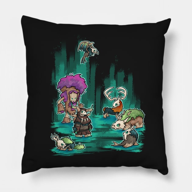 Druid party kul tiran Pillow by ArryDesign