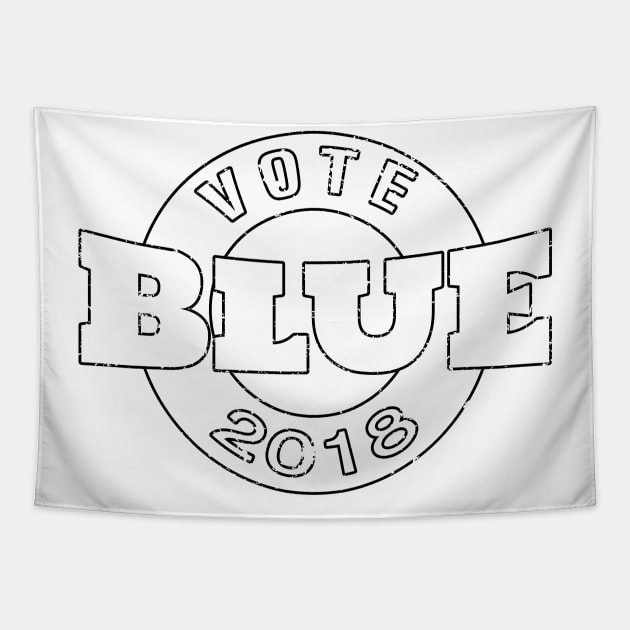 Vote Blue Tapestry by SeattleDesignCompany