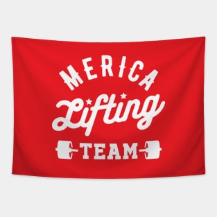 Merica Lifting Team Tapestry