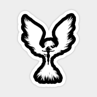 White Phoenix Magnet