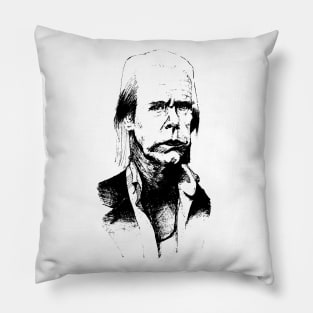 A god, a man, a ghost, a guru Pillow