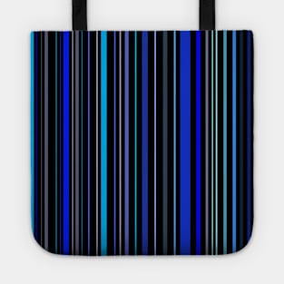 Blue Barcode Tote