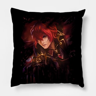 Diluc Genshin Impact Pillow