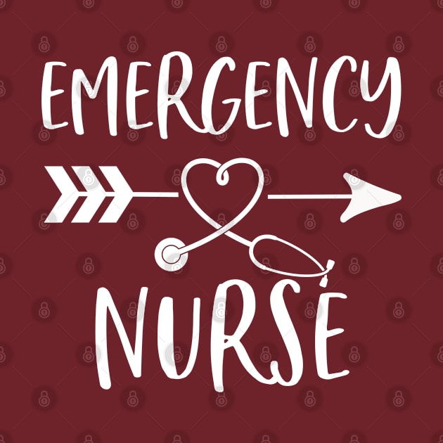 Cute Emergency Nurse Gift Emergency Nurse by kmcollectible