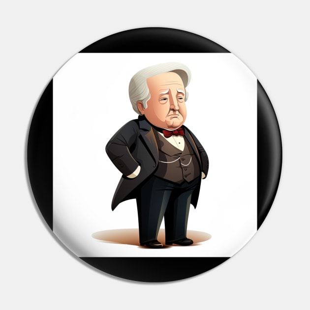 Millard Fillmore Pin by ComicsFactory