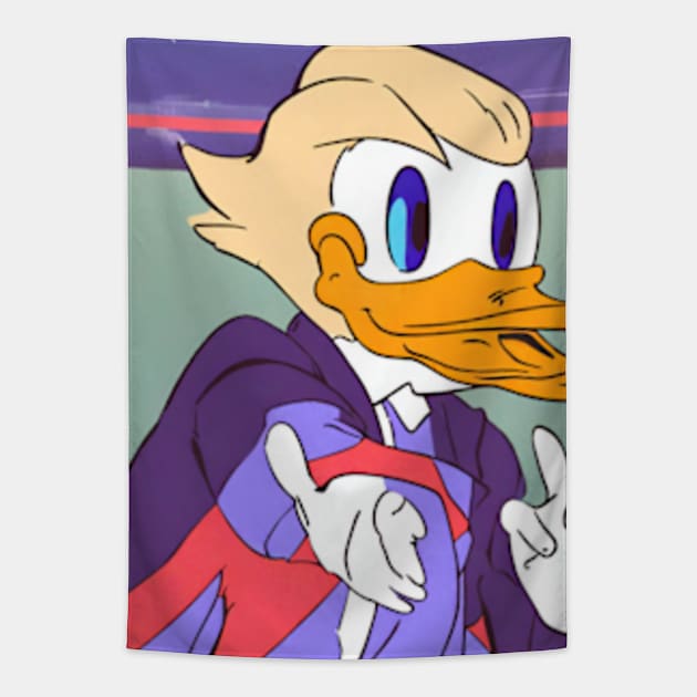 donald trump the duck Tapestry by badrhijri