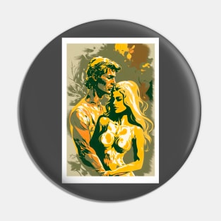 Adam and Eve - An abstract art for this valentines day Pin