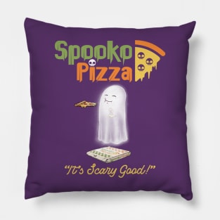 Spoke Pizza Stacked Logo Pillow