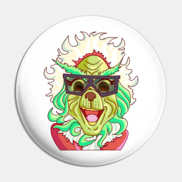 The Grinch - Joyful and Triumphant Pin by MorenoArtwork