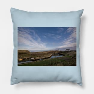 November at Seaton Sluice Harbour Pillow