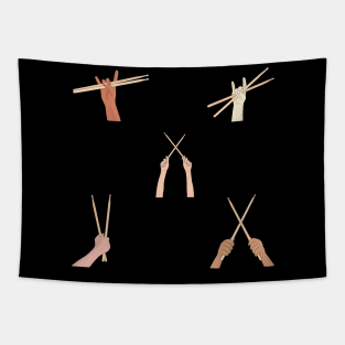 Set of Drumsticks Tapestry