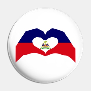 We Heart Haiti Patriot Flag Series Pin