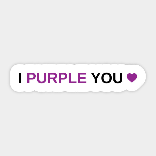 I Purple You Bts Army Sticker Teepublic