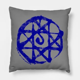 Alphonse seal blue Pillow