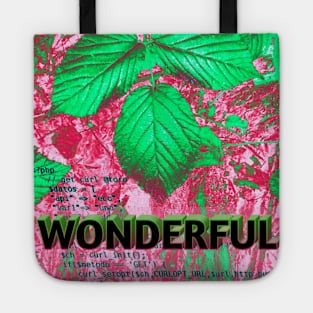 Scripted nature Tote