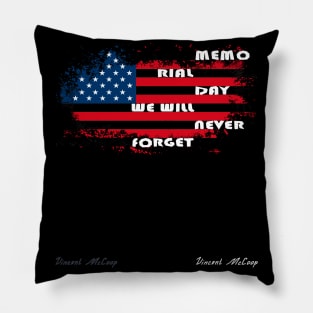 Memorial Day USA Pillow