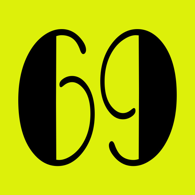 Number 69 - Numbers - Tote | TeePublic