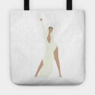 Kylie Minogue White Dress Can't Get You Out Of My Head Tote