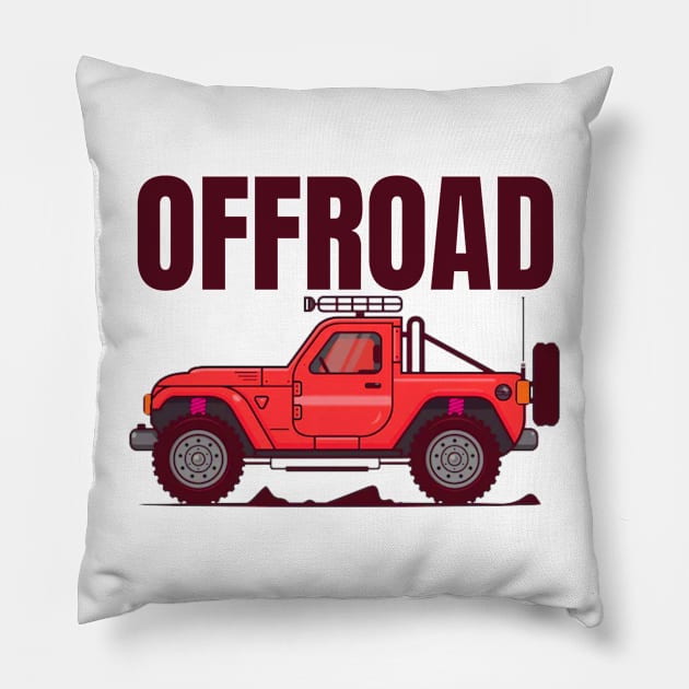 OFFROAD Pillow by MOTOSHIFT