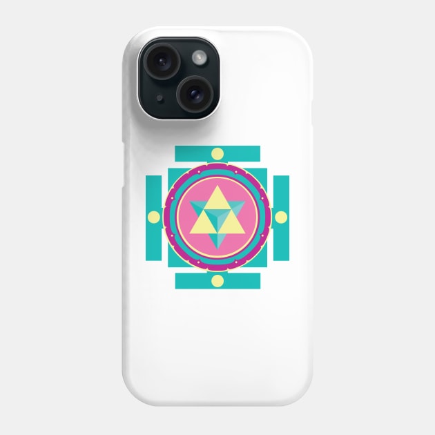 Merkaba Mandala Phone Case by GalacticMantra