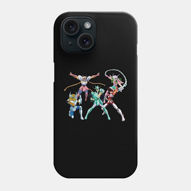 bronze saints - caballeros del zodiaco #1 Phone Case by Gabriel Pastor Store