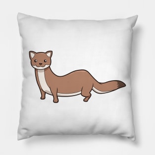 Kawaii Japanese weasel Pillow