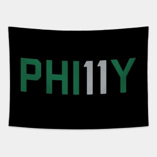 PHI11Y, Retro - Black Tapestry