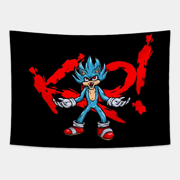 sonic the winner Tapestry by Brown777