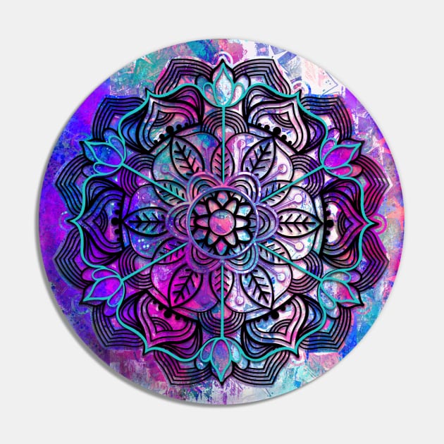Unicorn Mandala Streak Pin by digitaldoodlers