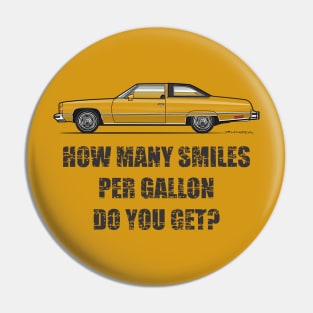 Multi-Color Body Option Apparel Smiles per gallon Pin