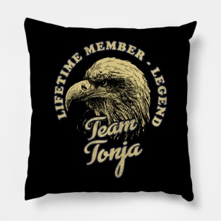 Tonja Name - Lifetime Member Legend - Eagle Pillow