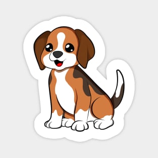 Cartoon Beagle Magnet