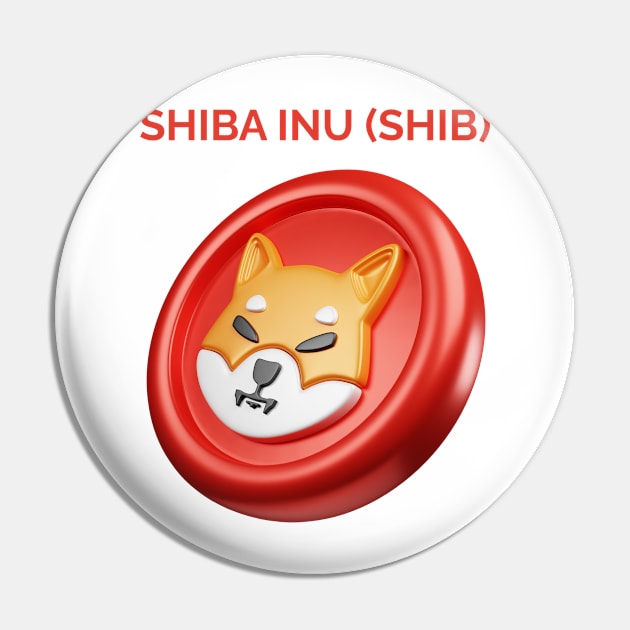 SHIBA INU (SHIB) cryptocurrency Pin by YousifAzeez