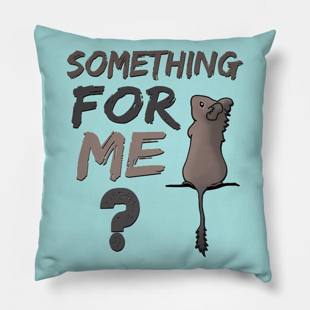 Something For Me Degu Pillow by Mystical_Illusion