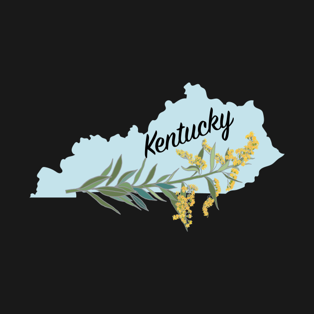 Kentucky Goldenrod State Flower by SunburstGeo