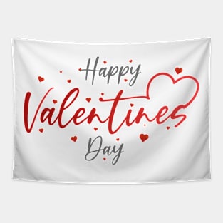 Happy Valentine's day love cute romance couple gift Tapestry