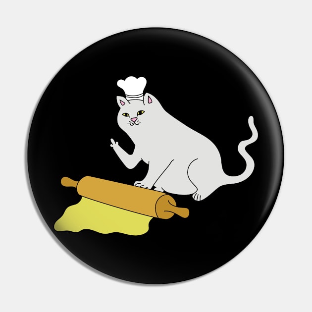 Cheeky Cat Christmas Baking Gift Cookies Fuck you Pin by MrTeee