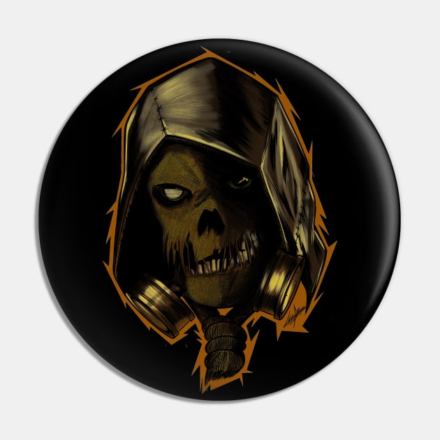 Scarecrow Pin by Galindo_Artworks