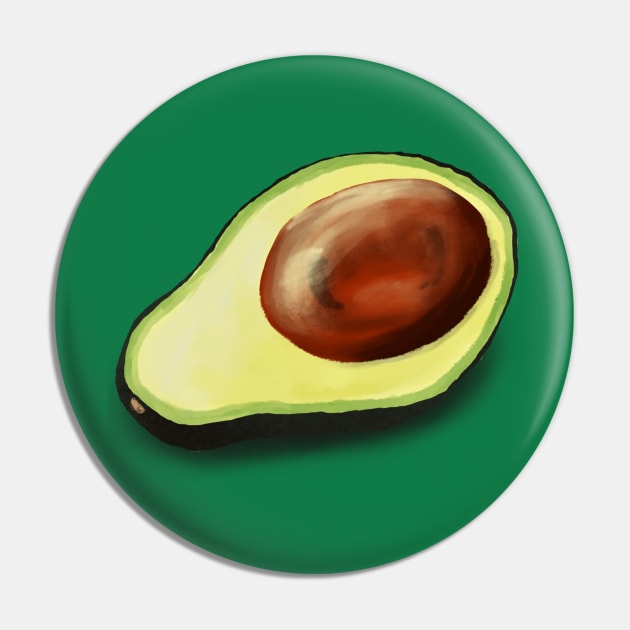 Avocado Pin by Veronica Morales Designer