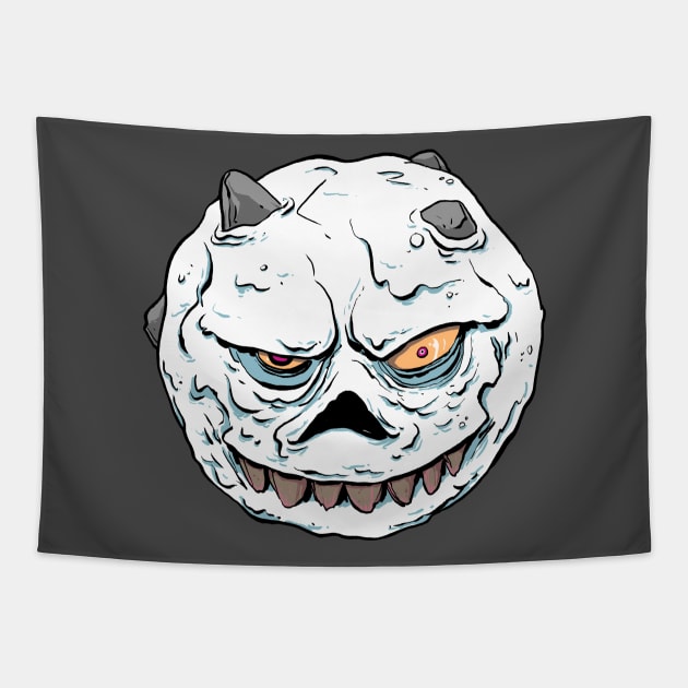 Mad Snowball! Tapestry by ctupa