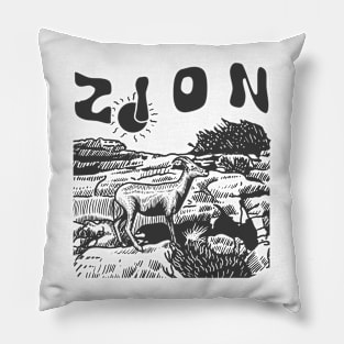 zion national park Pillow