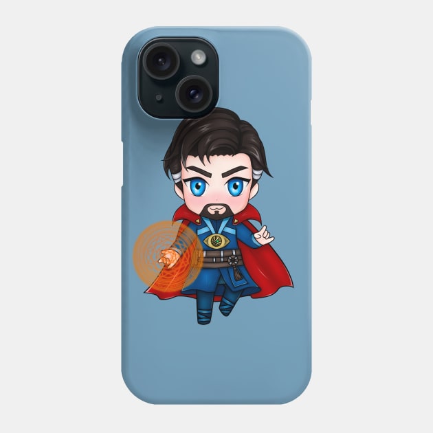 Chibi Doctor Strange Phone Case by Purplehate