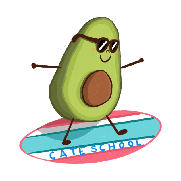 Cate School Carpinteria California Avocado Surfing by avadoodle