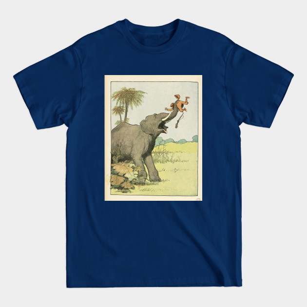 Disover Elephant Attack - Safari - T-Shirt