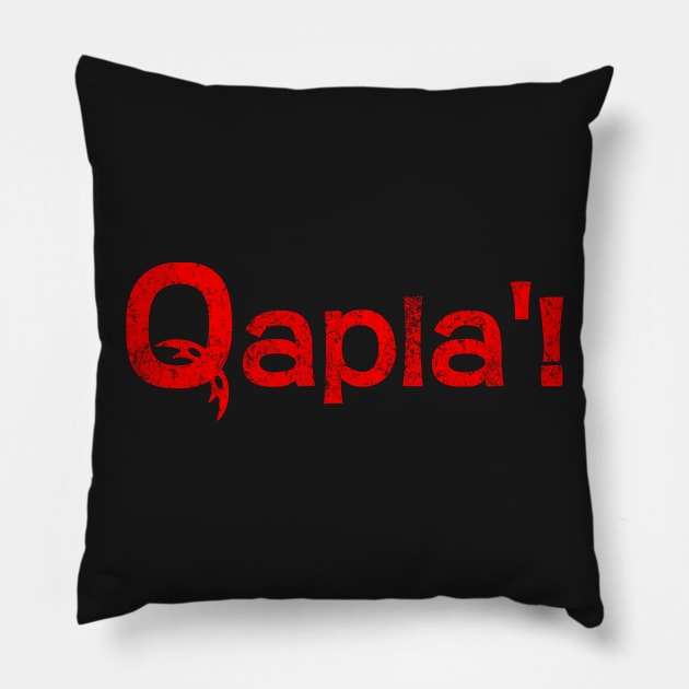 QAPLA! Pillow by ImNotThere